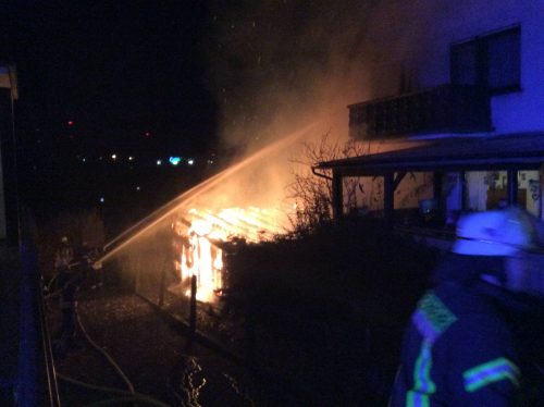 Brand eines Einfamilienhauses endet glimpflich